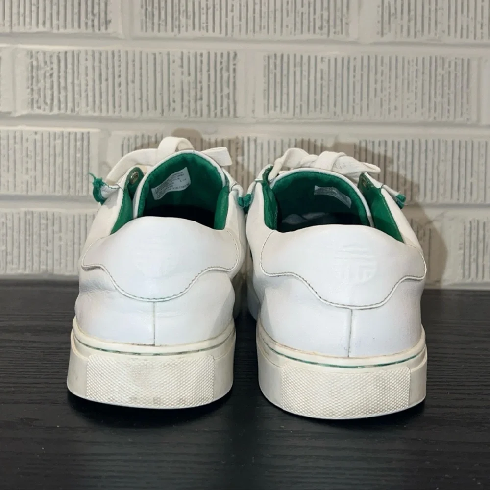 Tory Sport White and Green Sneakers